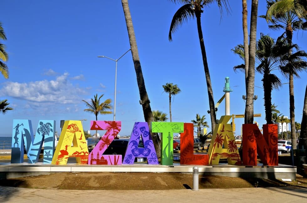 Mazatlan, Mexico, January 31, 2017: The Letters Of Mazatlan And